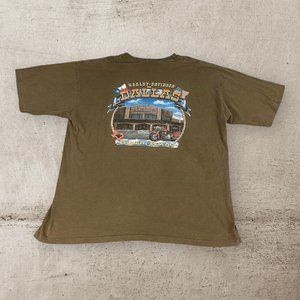 Vintage‎ Harley Davidson T Shirt 2XL Oversized Single Stitch Made in USA Flames